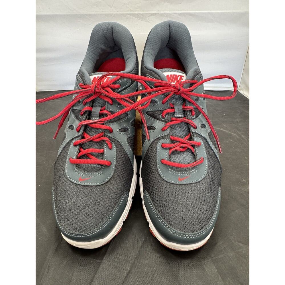 Nike Revolution 2 Men’s Size 12 Anthracite Red Running Shoes Mesh 554953-044